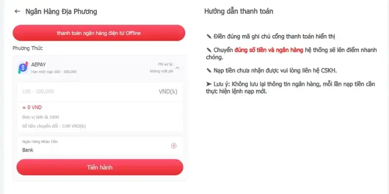 Hướng dẫn nạp tiền tại Tài Xỉu MD5 cực nhanh